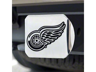 Hitch Cover with Detroit Red Wings Logo (Universal; Some Adaptation May Be Required)