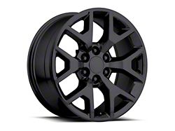 2014 Sierra Replica Gloss Black 6-Lug Wheel; 22x9; 31mm Offset (19-22 Sierra 1500)