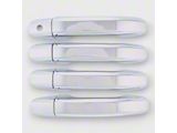 Door Handle Snap-On Covers; Chrome (19-26 Sierra 1500)