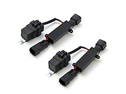 Stock LED Headlights to AlphaRex Projector Headlight Converters (16-18 Sierra 1500 Denali w/ Factory LED Headlights)