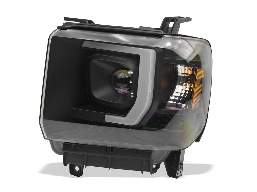 Raxiom Axial Series Projector Headlights; Black Housing; Clear 