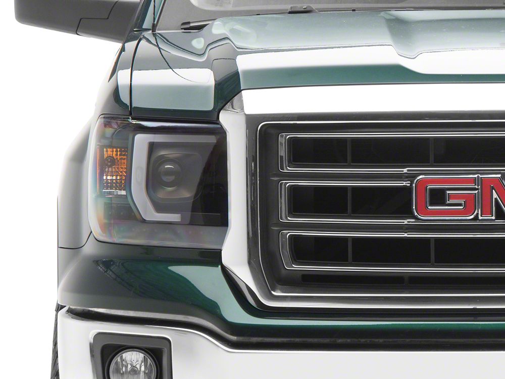 Raxiom Axial Series Projector Headlights; Black Housing; Clear 