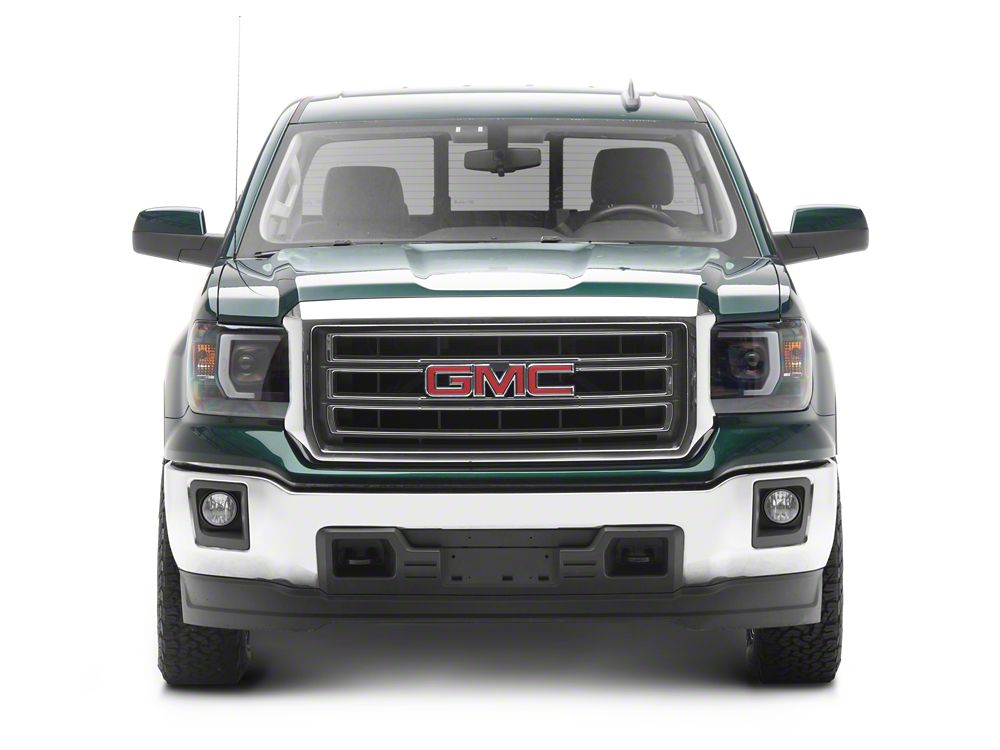Raxiom Axial Series Projector Headlights; Black Housing; Clear 