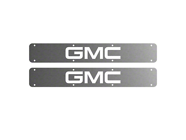 Rock Tamers Mudflap System Trim Plates; GMC Logo