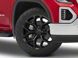 Snowflake All Gloss Black 6-Lug Wheel; 22x9; 31mm Offset (19-26 Sierra 1500)