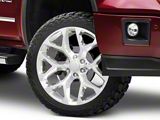 Snowflake High Polished 6-Lug Wheel; 22x9; 31mm Offset (14-18 Sierra 1500)