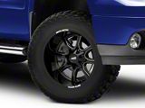 Moto Metal MO970 Gloss Black with Milled Spoke 6-Lug Wheel; 17x8; 0mm Offset (07-13 Sierra 1500)