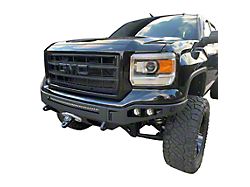 Chassis Unlimited Octane Series Winch Front Bumper; Not Pre-Drilled for Front Parking Sensors; Black Textured (14-15 Sierra 1500)