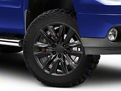 CA91 Gloss Black 6-Lug Wheel; 20x9; 28mm Offset (07-13 Sierra 1500)