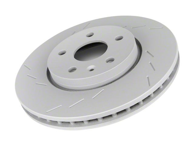 Frozen Rotors Slotted 6-Lug Rotor; Front Driver Side (05-19 2.5L Frontier)