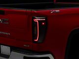 DRL LED Tail Lights; Black Housing; Clear Lens (19-26 Sierra 1500 w/ Factory LED Tail Lights)