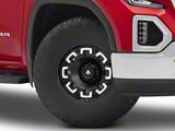 Mammoth Boss Satin Black Machined 6-Lug Wheel; 17x9; -6mm Offset (19-26 Sierra 1500)
