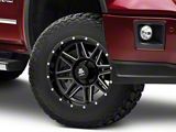Mammoth Revolver Gloss Black Machined 6-Lug Wheel; 17x9; -6mm Offset (14-18 Sierra 1500)