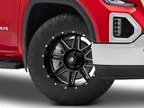 Mammoth Revolver Gloss Black Machined 6-Lug Wheel; 20x9; -6mm Offset (19-26 Sierra 1500)