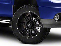 Mammoth Vader Beadlock Matte Black 6-Lug Wheel; 20x9; -6mm Offset (07-13 Sierra 1500)