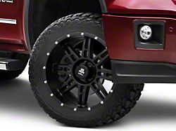 Mammoth Vader Beadlock Matte Black 6-Lug Wheel; 20x9; -6mm Offset (14-18 Sierra 1500)