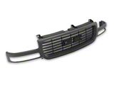 OPR Upper Replacement Grille; Matte Gray (99-02 Sierra 1500)