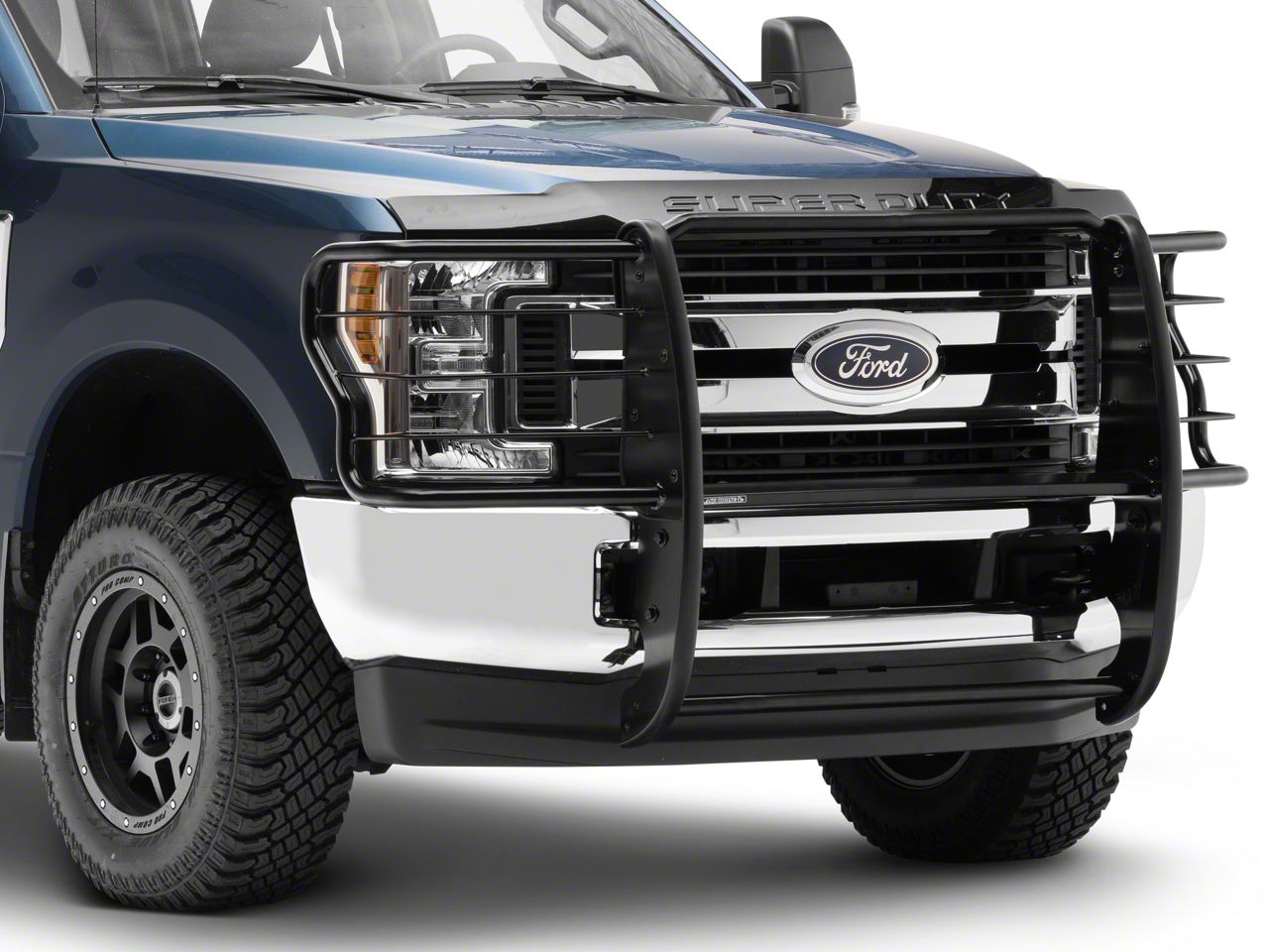 F 250 Super Duty Grille Guard Black 17 22 F 250 Super Duty Free Shipping 0009