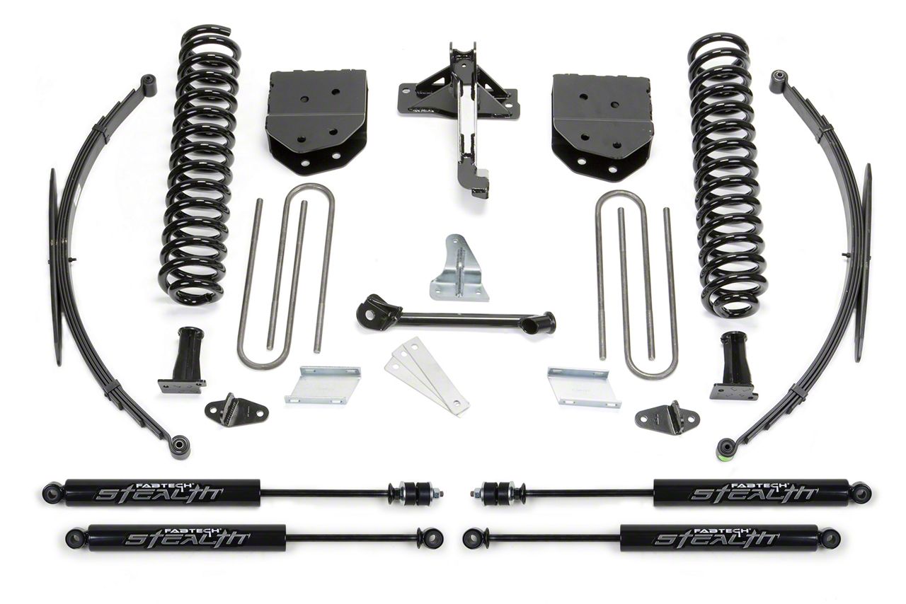 Fabtech F-250 Super Duty 8-Inch Basic Suspension Lift Kit with Stealth ...