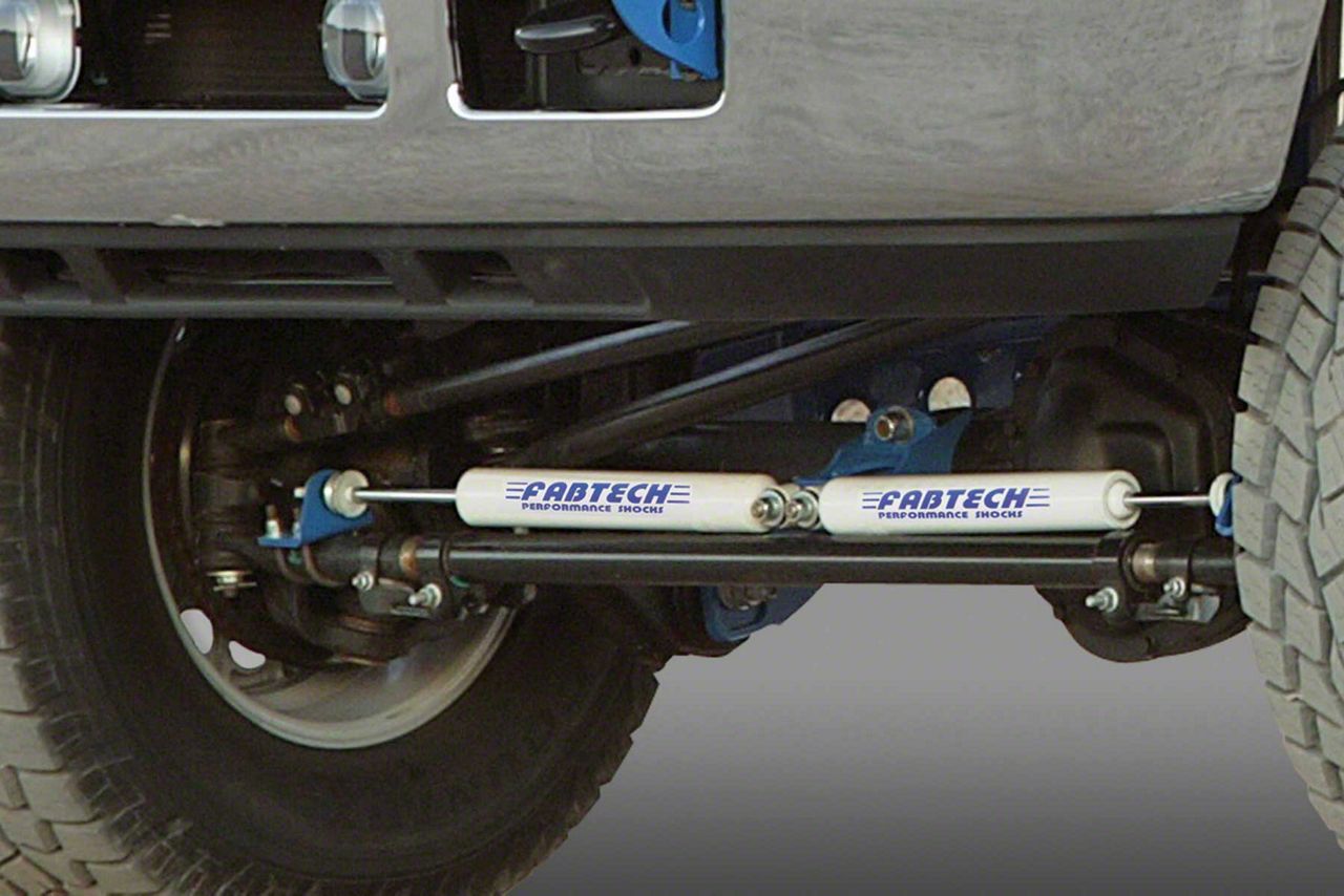 Fabtech Super Duty Dual Performance Steering Stabilizer for 6-8 in ...