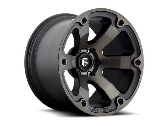 Fuel Wheels Beast Matte Black Machined 8-Lug Wheel; 18x9; 1mm Offset (11-16 F-350 Super Duty SRW)