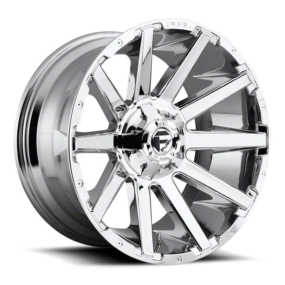 Fuel Wheels Super Duty Contra Chrome 8-Lug Wheel - 20x9; 1mm Offset ...