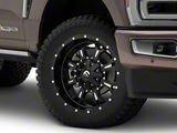 Fuel Wheels Krank Matte Black Milled 8-Lug Wheel; 20x9; 1mm Offset (23-26 F-250 Super Duty)