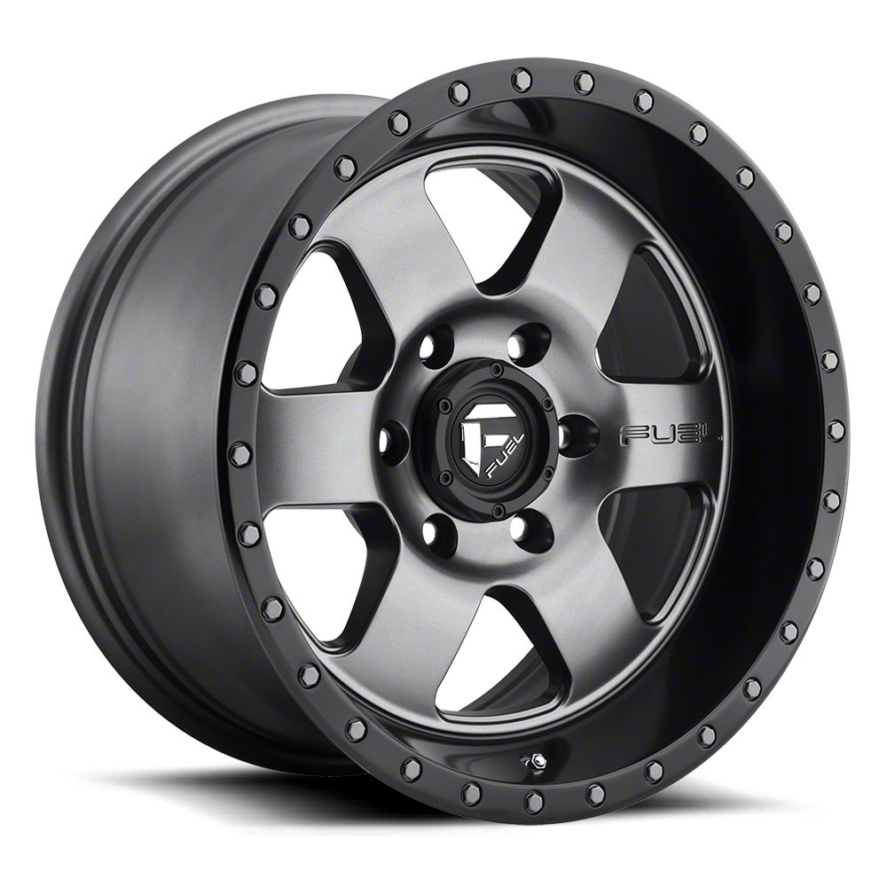 Fuel Wheels Super Duty Podium Matte Gunmetal 8Lug Wheel 18x9; 20mm