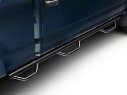 N-Fab Wheel 2 Wheel Bed Access Nerf Side Step Bars; Textured Black (17-26 F-250 Super Duty SuperCrew w/ 6-3/4-Foot Bed)