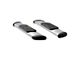 Regal 7-Inch Oval Side Step Bars without Mounting Brackets; Polished Stainless (07-17 Tundra Regular Cab)