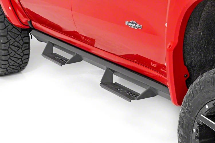 Rough Country F-150 Cab Length AL2 Drop Side Step Bars; Black AL315204A ...