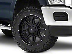 Rough Country One-Piece Series 94 Matte Black Milled 8-Lug Wheel; 20x10; -18mm Offset (11-16 F-250 Super Duty)