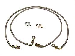 SkyJacker Front Stainless Steel Brake Lines for 6 to 8-Inch Lift (11-16 4WD 6.2L F-250 Super Duty)