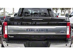 Tailgate Insert Letters; Ford Emblem Blue (17-19 F-250/F-350 Super Duty King Ranch)