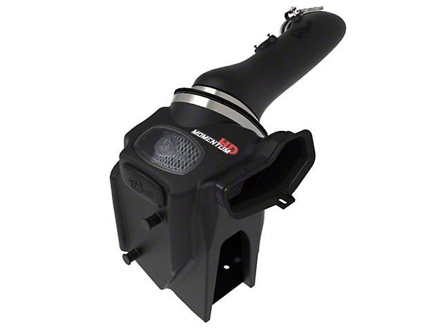 AFE Momentum HD Cold Air Intake with Pro 10R Oiled Filter; Black (20-22 6.7L Powerstroke F-350 Super Duty)