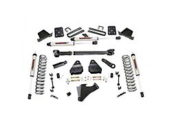Rough Country 4.50-Inch Suspension Lift Kit with Front Driveshaft and V2 Monotube Shocks (17-22 4WD 6.7L Powerstroke F-250/F-350 Super Duty SRW w/ 4 in. Rear Axle)
