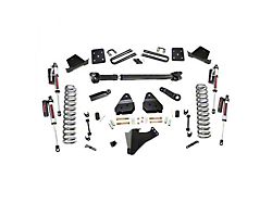 Rough Country 4.50-Inch Suspension Lift Kit with Front Driveshaft and Vertex Reservoir Shocks (17-22 4WD 6.7L Powerstroke F-250/F-350 Super Duty SRW w/ 4 in. Rear Axle)