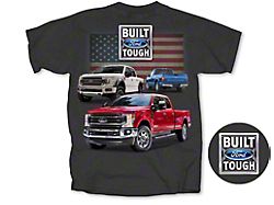 Men's RWB Ford Trucks T-Shirt; Charcoal 