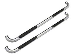 Barricade 3-Inch 90 Degree Bent End Side Step Bars; Stainless Steel (17-22 F-250/F-350 Super Duty SuperCab)