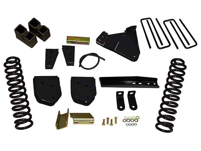 SkyJacker 6-Inch Suspension Lift Kit with Black MAX Shocks (11-16 6.2L 4WD F-350 Super Duty)