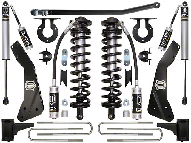 ICON Vehicle Dynamics 4 to 5.50-Inch Coil-Over Conversion System; Stage 1 (11-16 6.7L Powerstroke F-250 Super Duty)