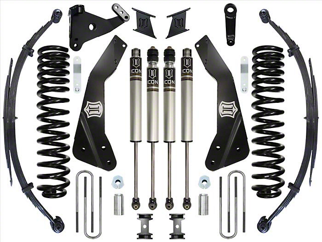 ICON Vehicle Dynamics 7-Inch Suspension Lift System; Stage 2 (11-16 6.7L Powerstroke F-350 Super Duty)