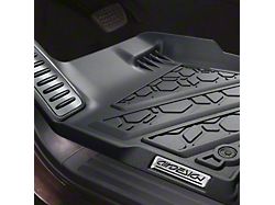Air Design Soft Touch Front and Rear Floor Liners; Black (17-22 F-250 Super Duty SuperCrew)