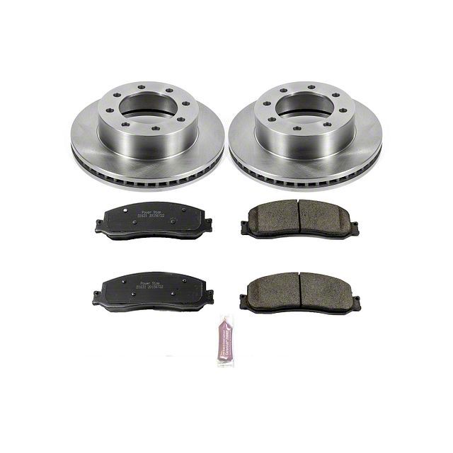 2011 2012 for Ford F-250 Super Duty 4WD Front & Rear Brake Rotors & Ceramic Pads