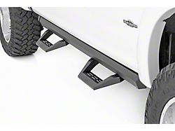 Rough Country SRX2 Adjustable Aluminum Side Step Bars; Textured Black (15-22 F-150 SuperCrew)