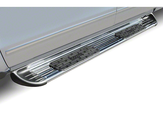 Raptor Series 7-Inch SSR Stainless Steel Running Boards; Polished (17-22 F-350 Super Duty SuperCrew)