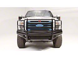 Fab Fours Black Steel Ranch Front Bumper with Full Guard; Matte Black (11-16 F-250 Super Duty)