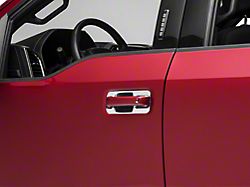 RedRock 4x4 Door Handle Covers; Buckets Only; Chrome (17-22 F-250/F-350 Super Duty Regular Cab, SuperCab)