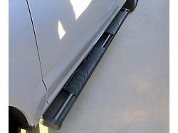 OE Style Running Boards; Black (17-22 F-250 Super Duty SuperCab)