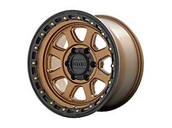 KMC Chase Matte Bronze with Black Lip 8-Lug Wheel; 20x9; 0mm Offset (11-16 F-250 Super Duty)